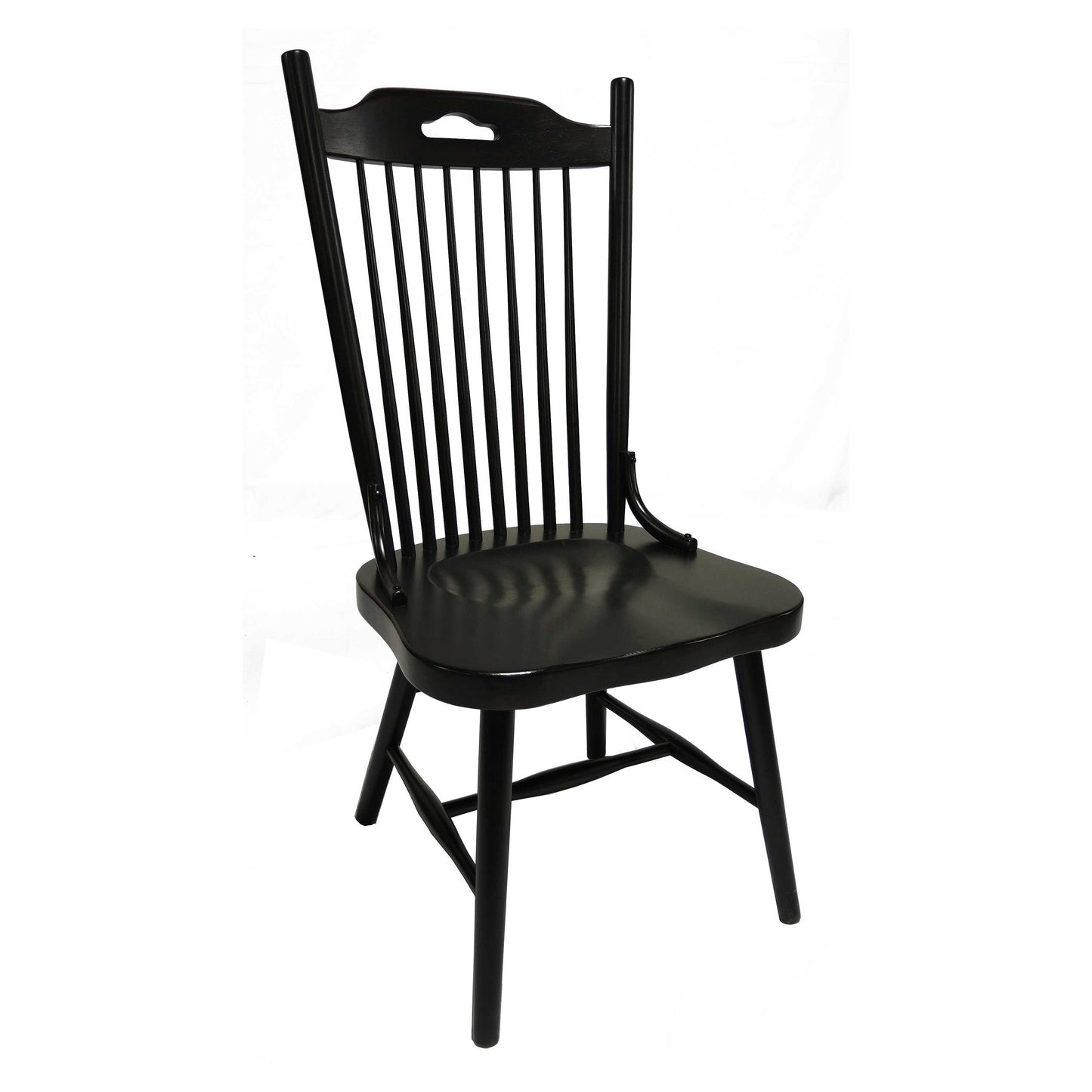 Windswept Shores Farmhouse Side Chair by Tennessee Enterprises WS001B Black